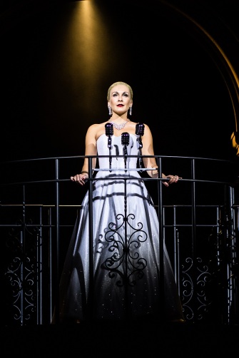 Evita at the Dominion Theatre London until 1 Nov - Madalena Alberto as Eva - photographer credit Darren Bell